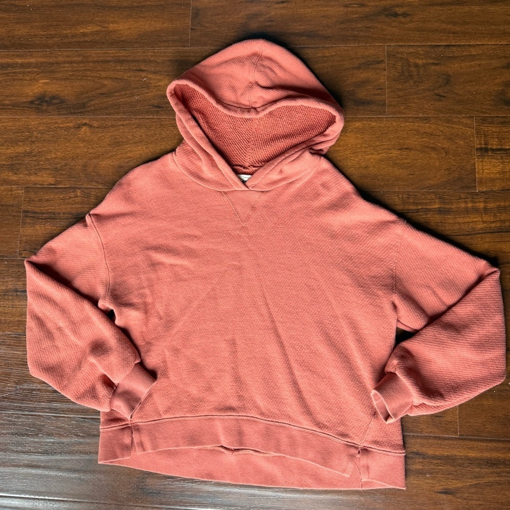 Madewell MWL Coral Hoodie size medium